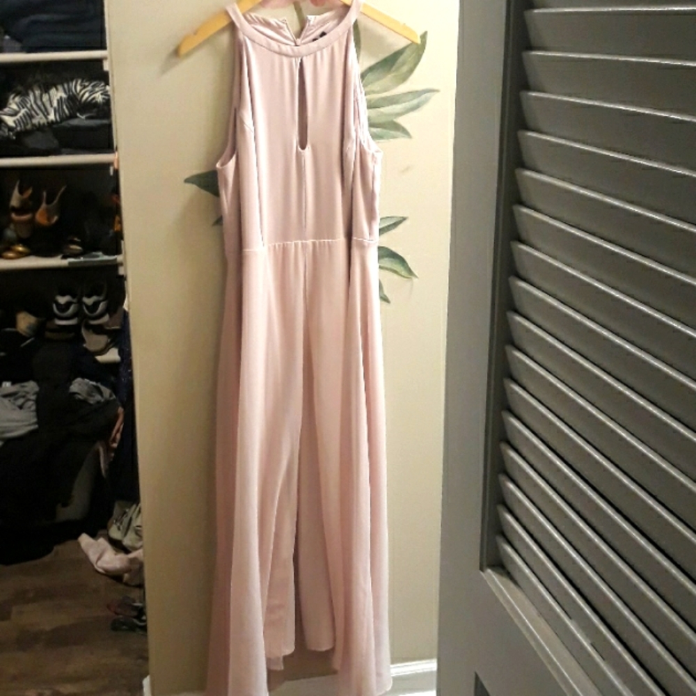Pink jumpsuit  underneath.  Size 10 by White House black market